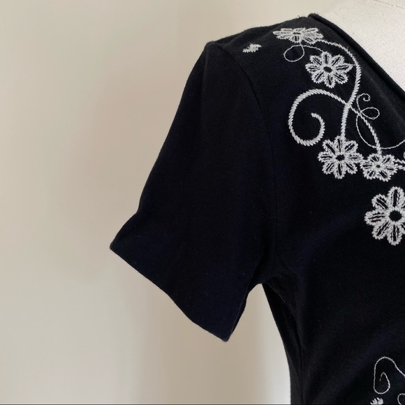 Johnny Was Embroidered Cotton Dress - Picture 6 of 12